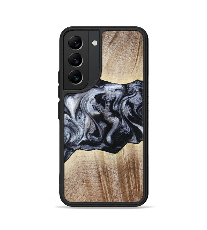 Galaxy S22 Wood Phone Case - Erick (Black & White, 805190)
