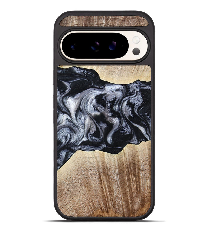Pixel 10 Pro XL Wood Phone Case - Erick (Black & White, 805190)