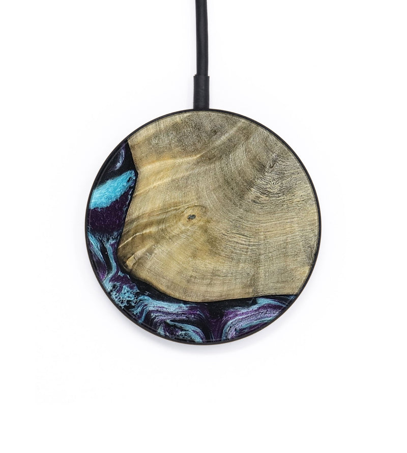 Circle Wood Wireless Charger - Aylin (Purple, 805211)