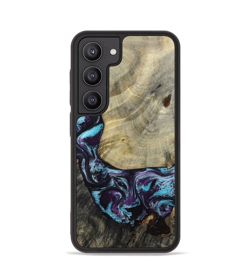 Galaxy S23 Wood Phone Case - Aylin (Purple, 805211)