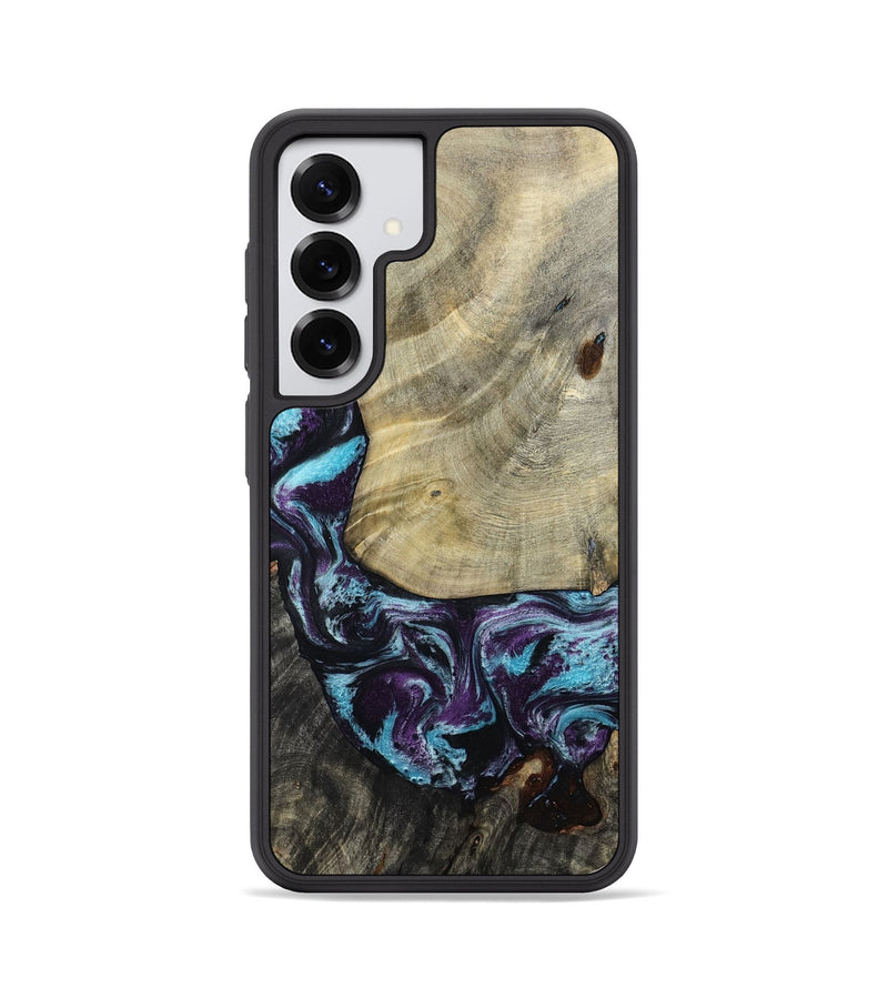 Galaxy S25 Wood Phone Case - Aylin (Purple, 805211)