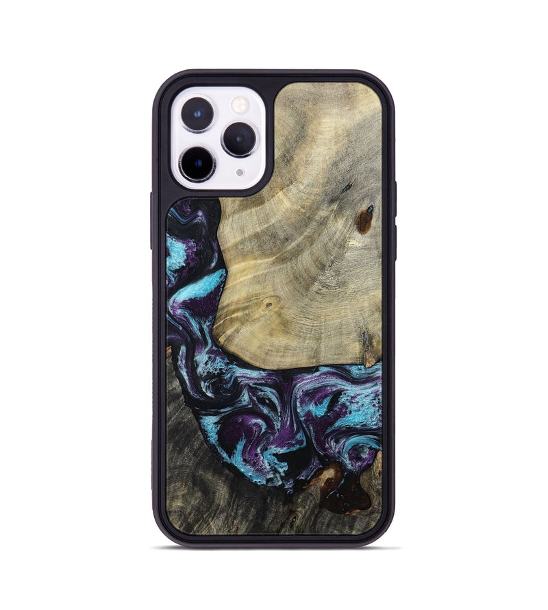 iPhone 11 Pro Wood Phone Case - Aylin (Purple, 805211)