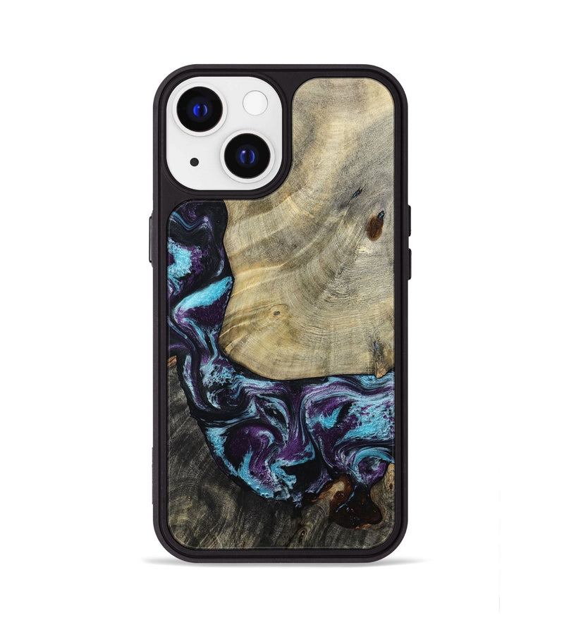 iPhone 13 Wood Phone Case - Aylin (Purple, 805211)