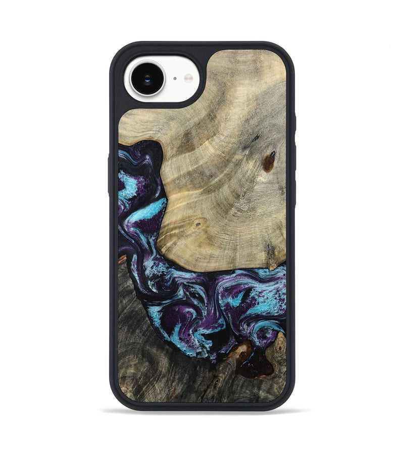 iPhone 16e Wood Phone Case - Aylin (Purple, 805211)