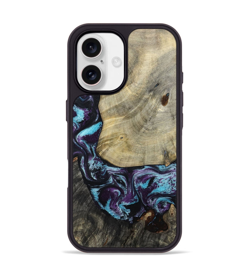 iPhone 17 Wood Phone Case - Aylin (Purple, 805211)