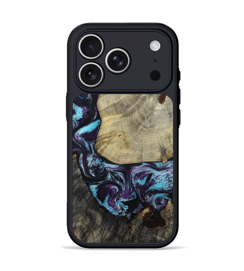 iPhone 17 Pro Wood Phone Case - Aylin (Purple, 805211)