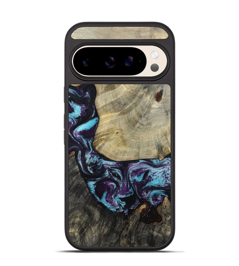 Pixel 10 Wood Phone Case - Aylin (Purple, 805211)