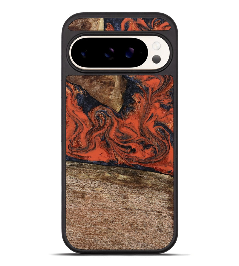 Pixel 10 Pro XL Wood Phone Case - Vallie (Red, 805215)