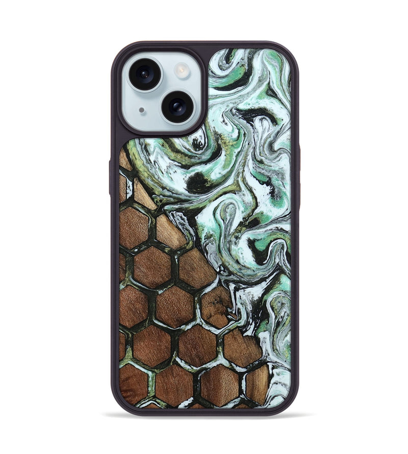 iPhone 15 Wood Phone Case - Gerard (Pattern, 805217)