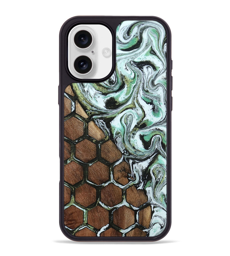 iPhone 16 Plus Wood Phone Case - Gerard (Pattern, 805217)