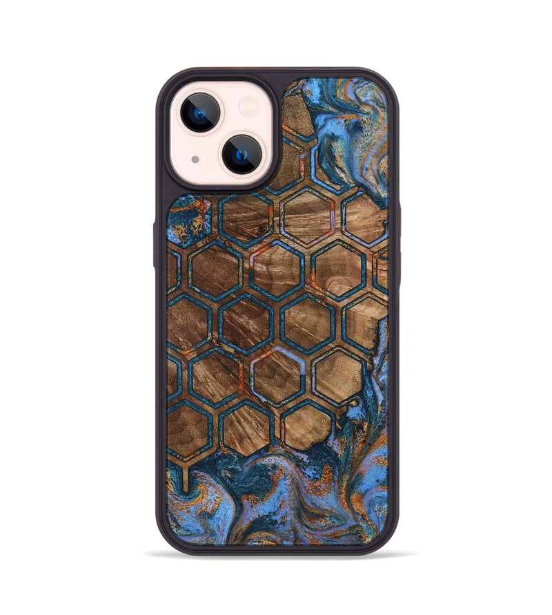 iPhone 14 Wood Phone Case - Kyree (Pattern, 805220)