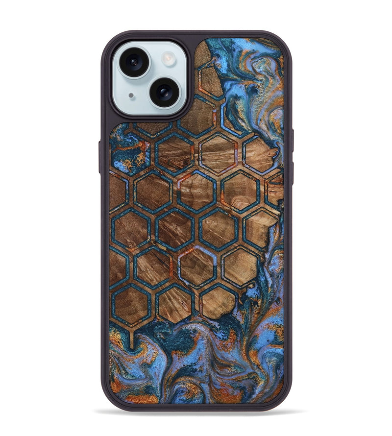 iPhone 15 Plus Wood Phone Case - Kyree (Pattern, 805220)