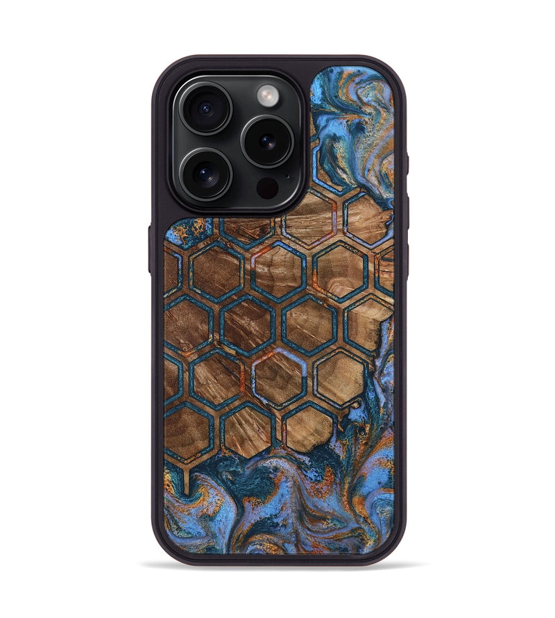 iPhone 15 Pro Wood Phone Case - Kyree (Pattern, 805220)
