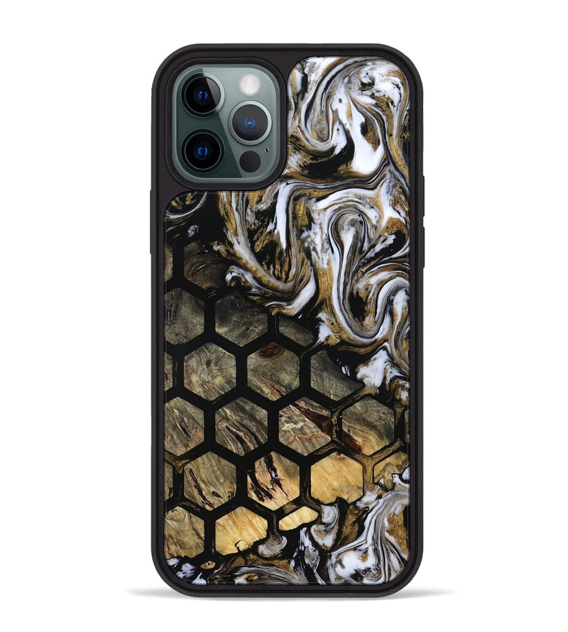 iPhone 12 Pro Max Wood Phone Case - Sudie (Pattern, 805221)