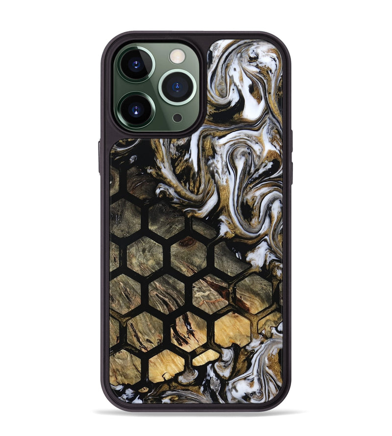 iPhone 13 Pro Max Wood Phone Case - Sudie (Pattern, 805221)