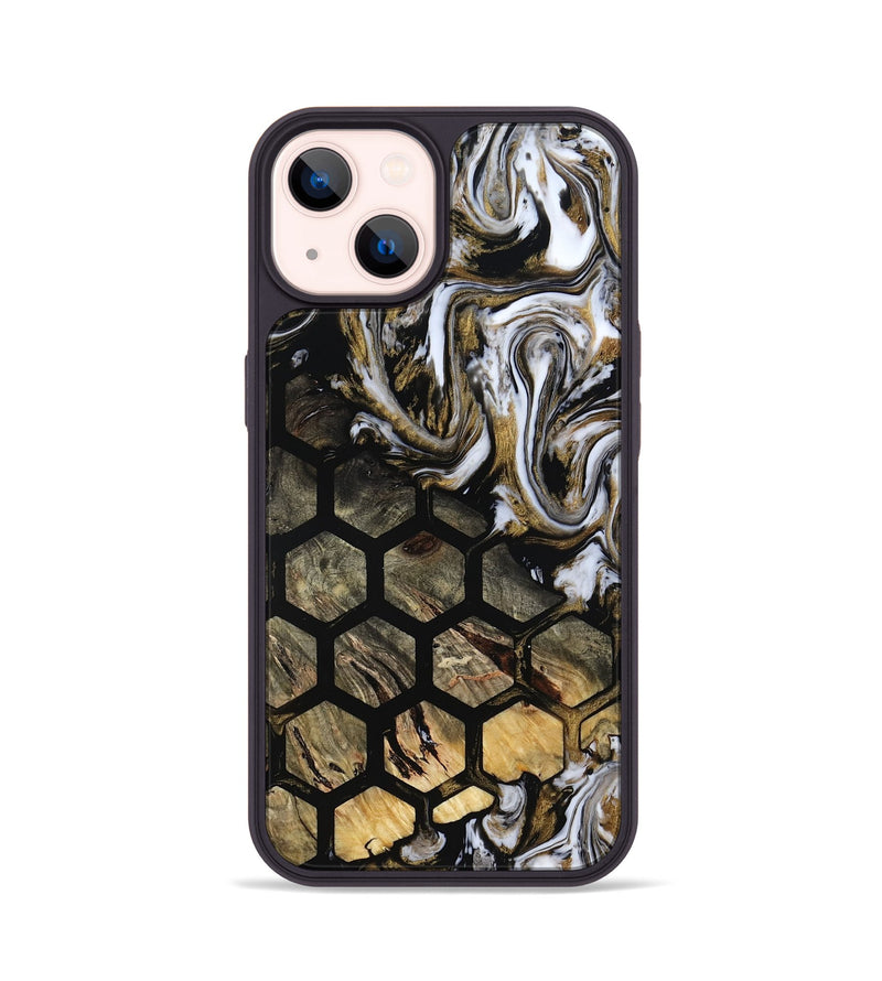 iPhone 14 Wood Phone Case - Sudie (Pattern, 805221)