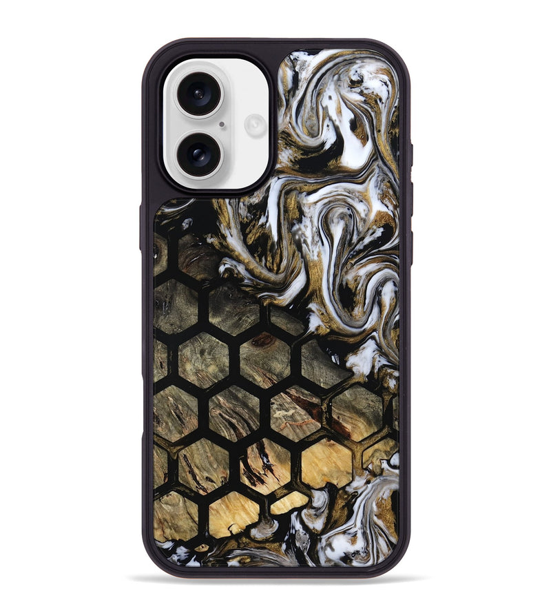 iPhone 16 Plus Wood Phone Case - Sudie (Pattern, 805221)