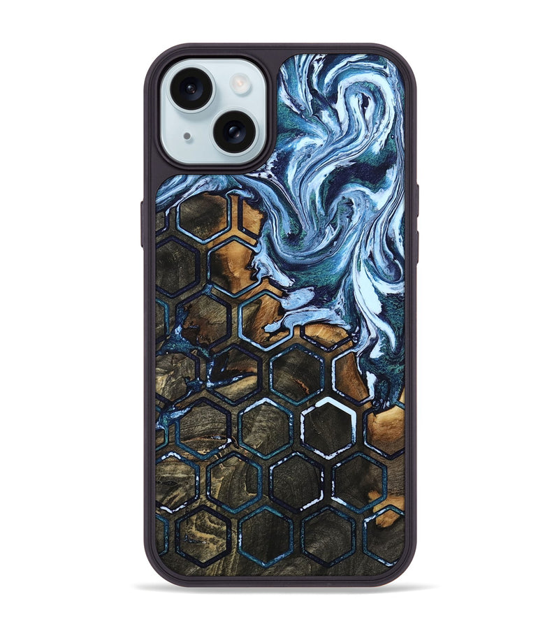 iPhone 15 Plus Wood Phone Case - Mason (Pattern, 805222)