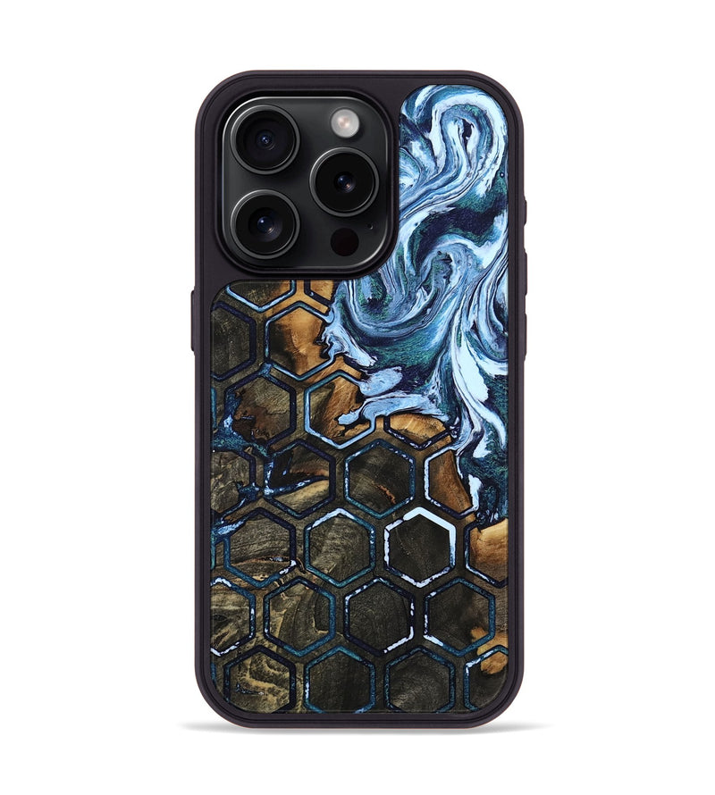 iPhone 15 Pro Wood Phone Case - Mason (Pattern, 805222)