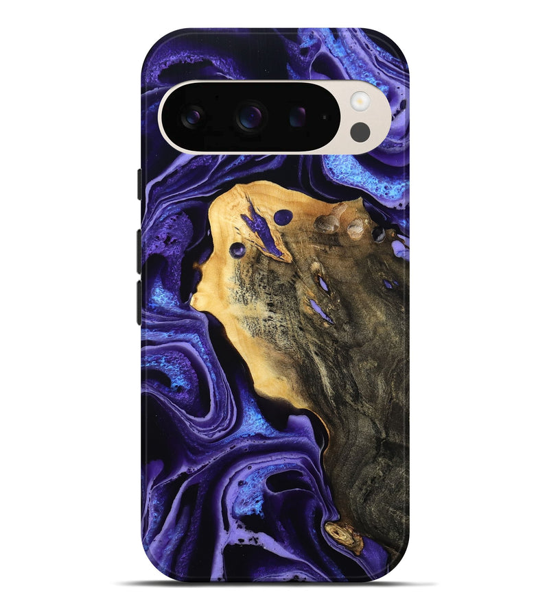 Pixel 10 Pro XL Wood Live Edge Phone Case - Leanna (Purple, 805259)
