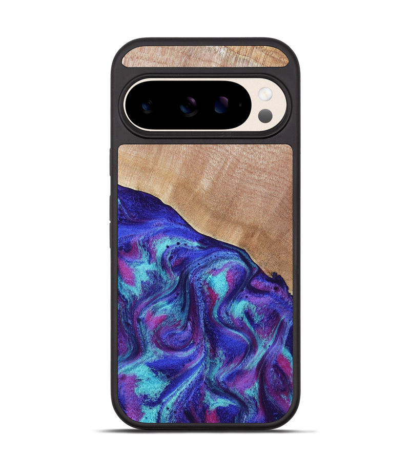 Pixel 10 Wood Phone Case - Elbert (Purple, 805272)