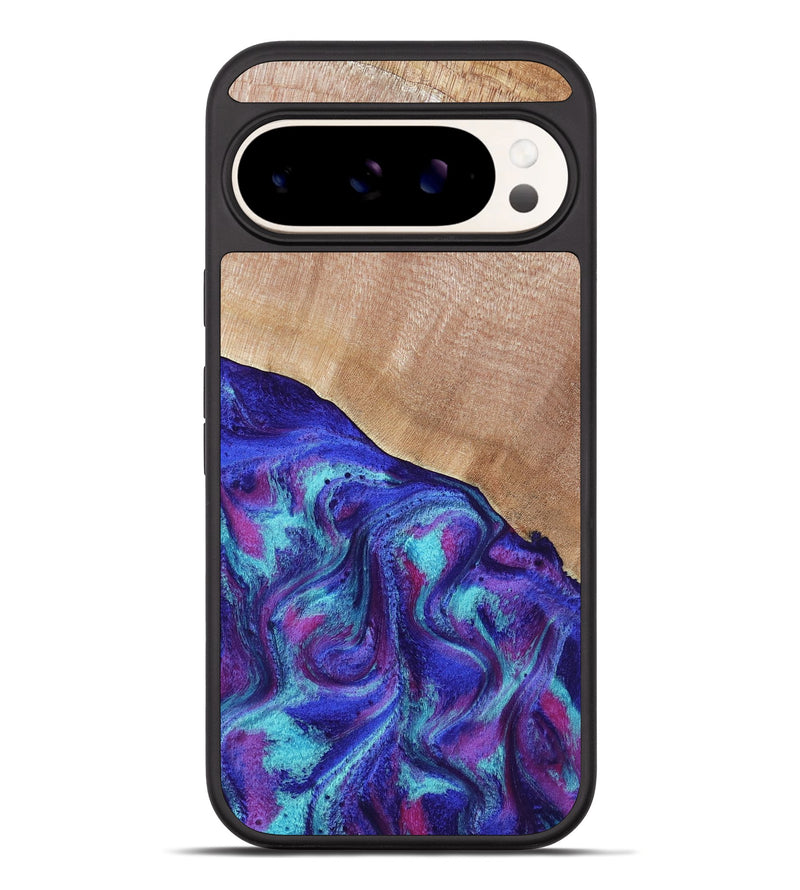 Pixel 10 Pro XL Wood Phone Case - Elbert (Purple, 805272)
