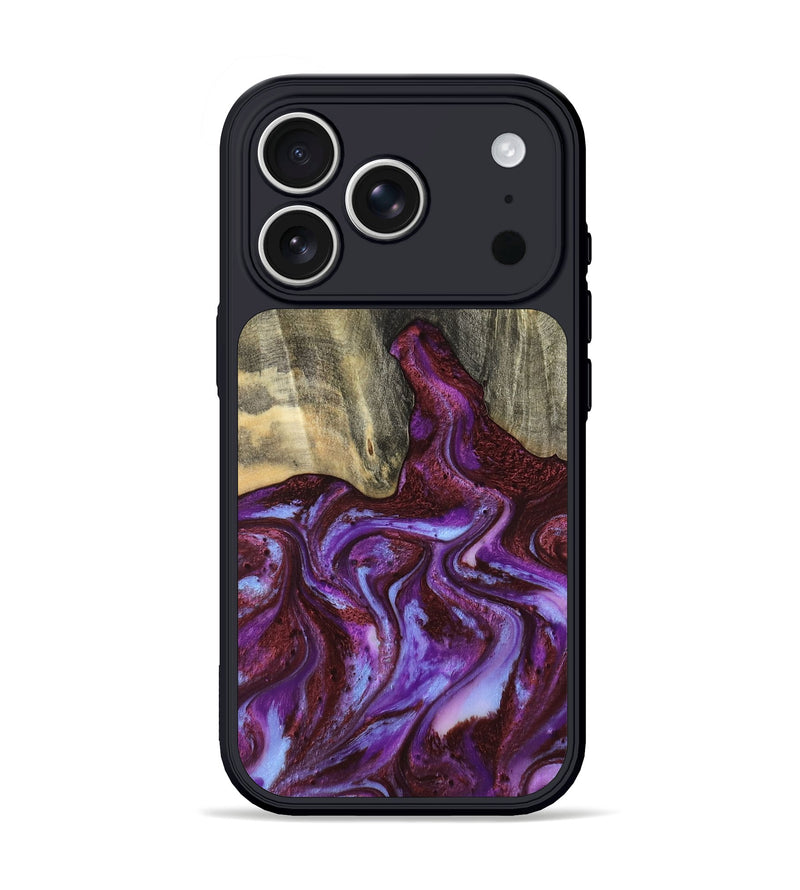 iPhone 17 Pro Wood Phone Case - Stephon (Purple, 805273)