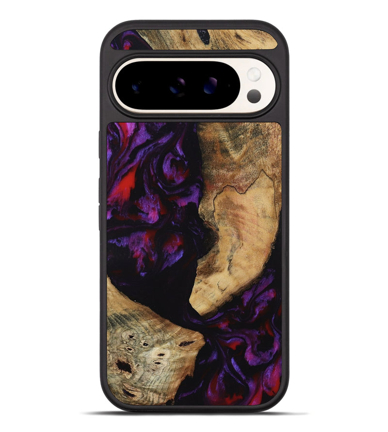 Pixel 10 Pro XL Wood Phone Case - Krysta (Purple, 805274)