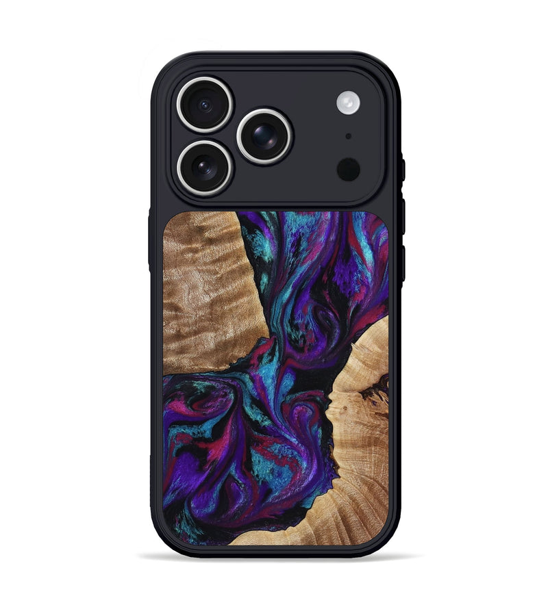 iPhone 17 Pro Wood Phone Case - Harlee (Purple, 805275)