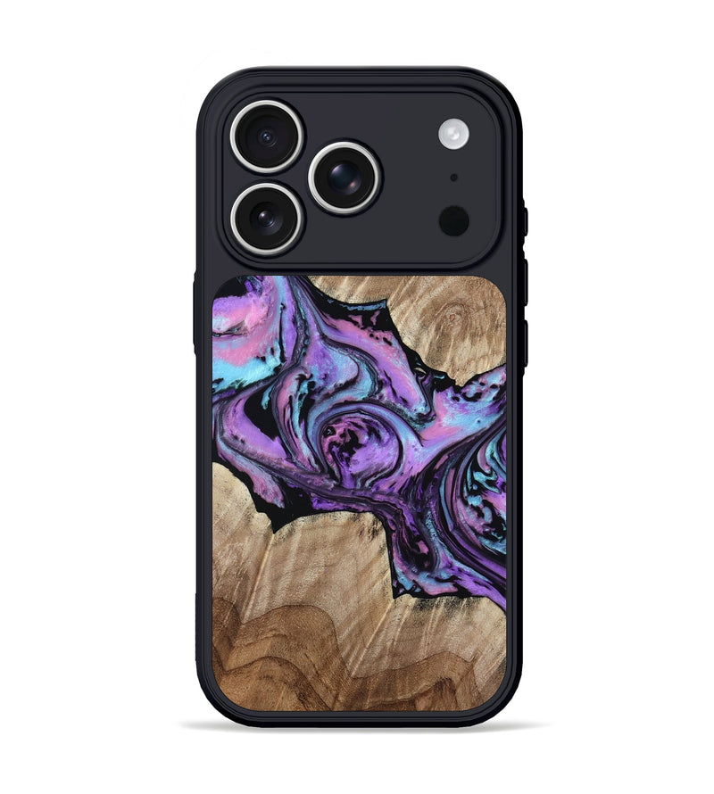 iPhone 17 Pro Wood Phone Case - Tamera (Purple, 805278)
