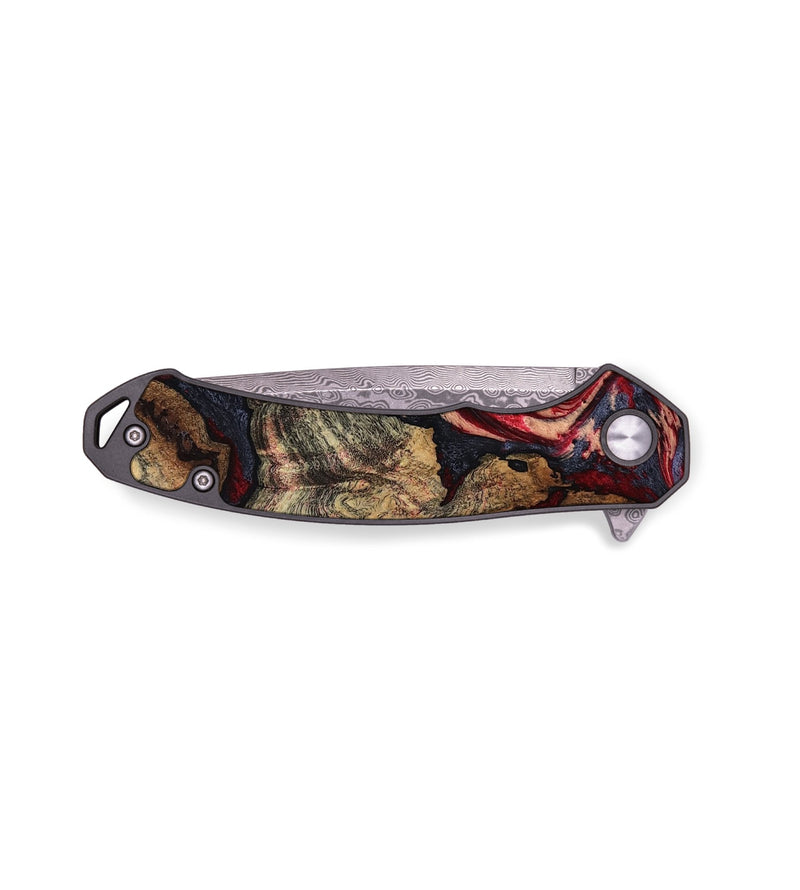 EDC Wood Pocket Knife - Rubye (Red, 805281)