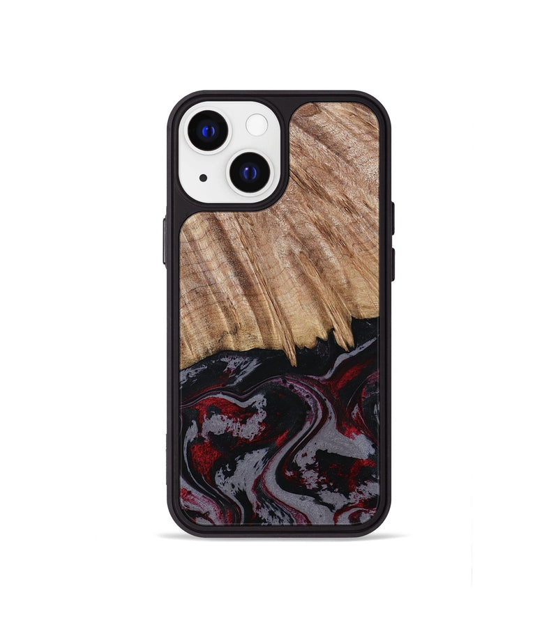 iPhone 13 mini Wood Phone Case - Meyer (Red, 805282)