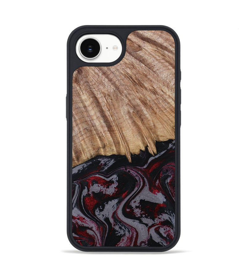 iPhone 16e Wood Phone Case - Meyer (Red, 805282)