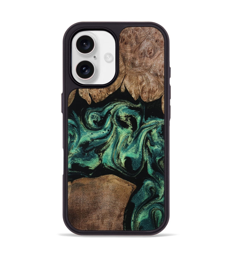 iPhone 17 Wood Phone Case - Journee (Green, 805287)