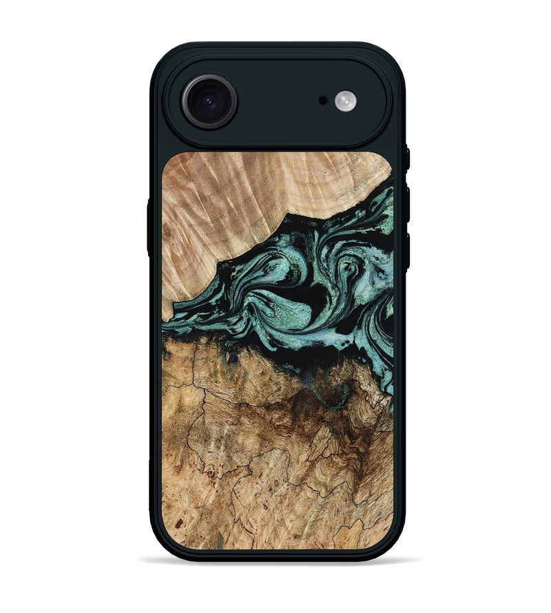 iPhone 17 Air Wood Phone Case - Lauri (Green, 805289)