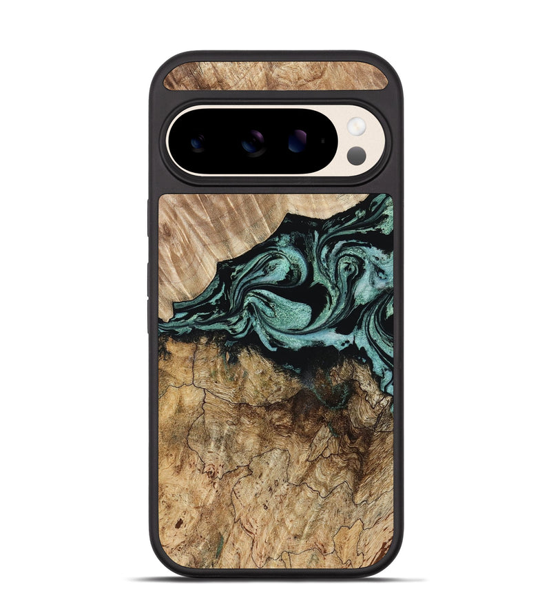 Pixel 10 Wood Phone Case - Lauri (Green, 805289)