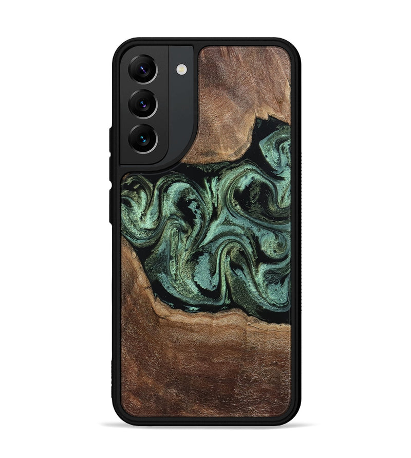 Galaxy S22 Plus Wood Phone Case - Alycia (Green, 805291)