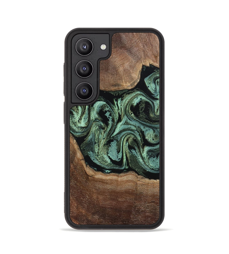Galaxy S23 Wood Phone Case - Alycia (Green, 805291)