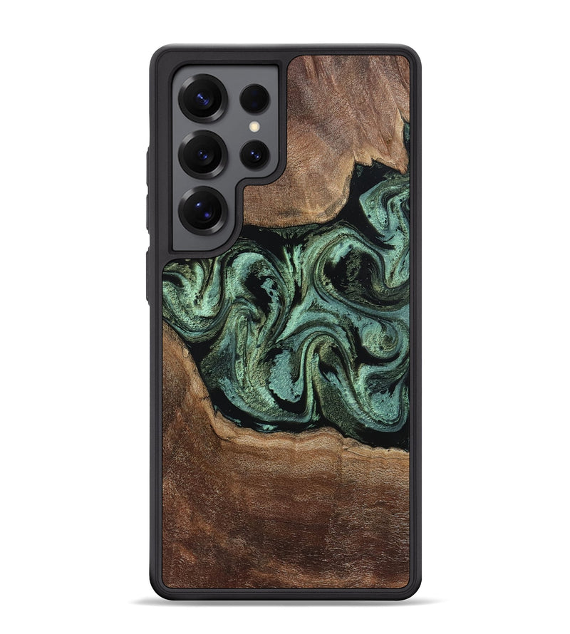 Galaxy S25 Ultra Wood Phone Case - Alycia (Green, 805291)