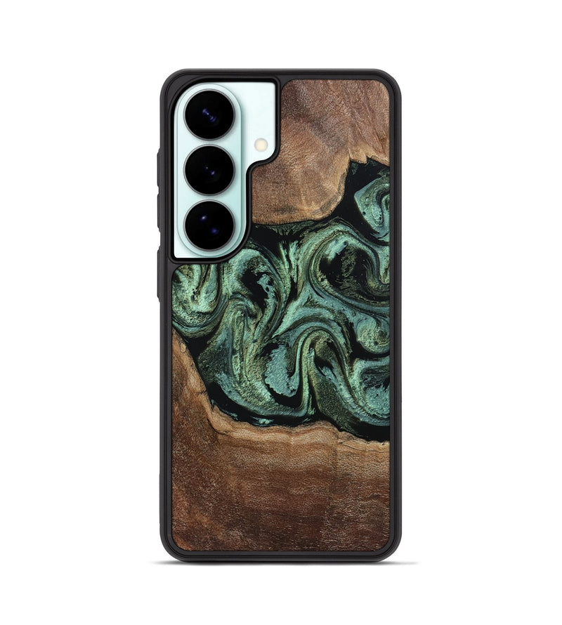 Galaxy S26 Wood Phone Case - Alycia (Green, 805291)