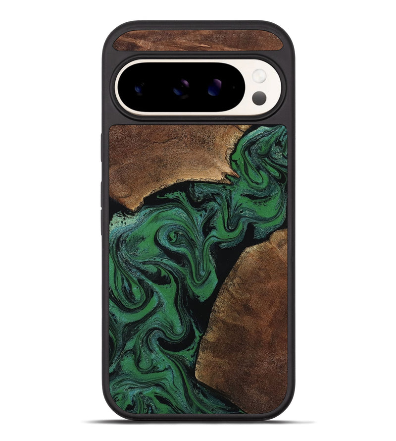 Pixel 10 Pro XL Wood Phone Case - Tamiko (Green, 805294)