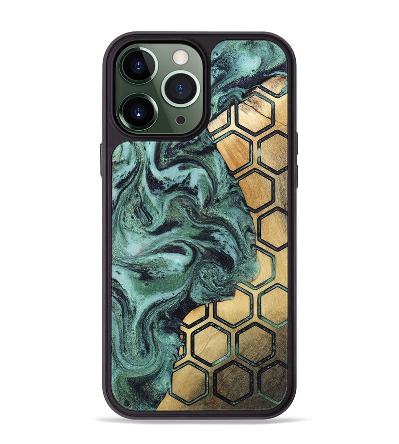 iPhone 13 Pro Max Wood Phone Case - Odie (Pattern, 805296)