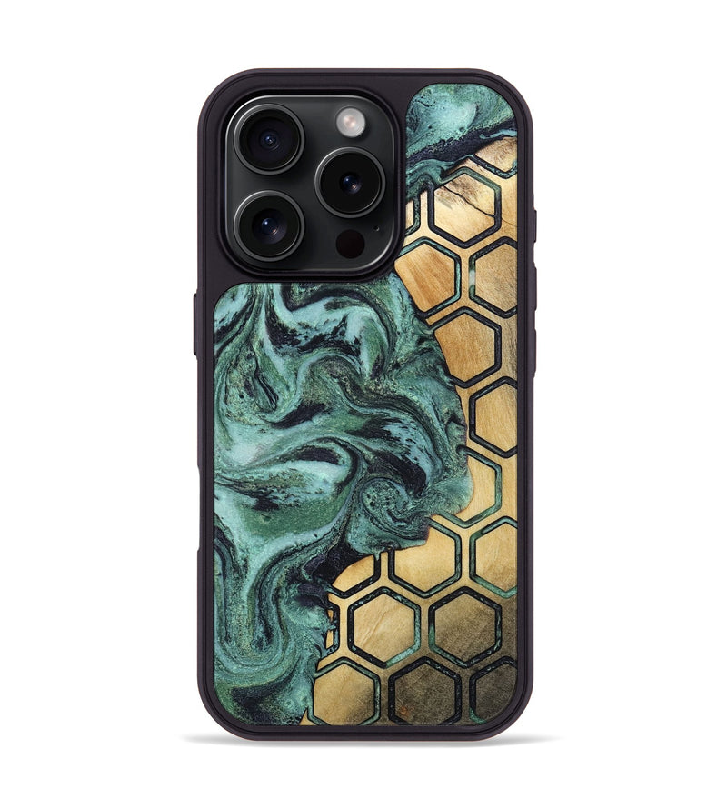 iPhone 16 Pro Wood Phone Case - Odie (Pattern, 805296)