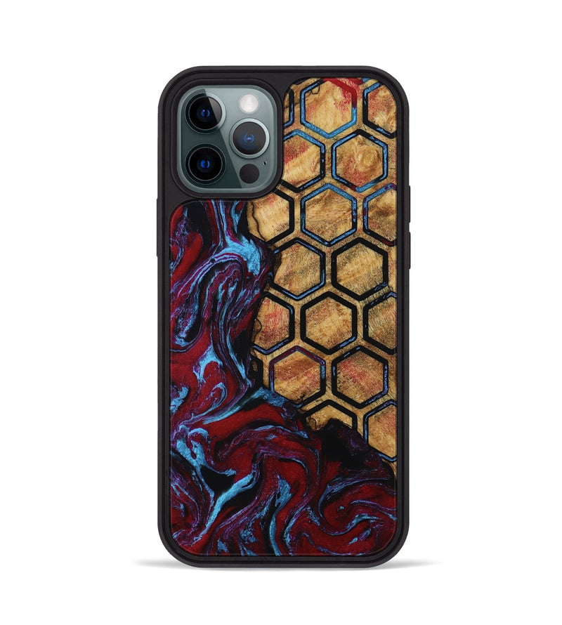 iPhone 12 Pro Wood Phone Case - Etha (Pattern, 805297)