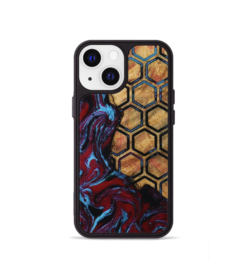 iPhone 13 mini Wood Phone Case - Etha (Pattern, 805297)