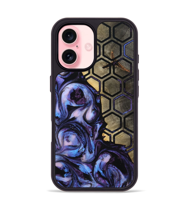 iPhone 16 Wood Phone Case - Skyla (Pattern, 805300)