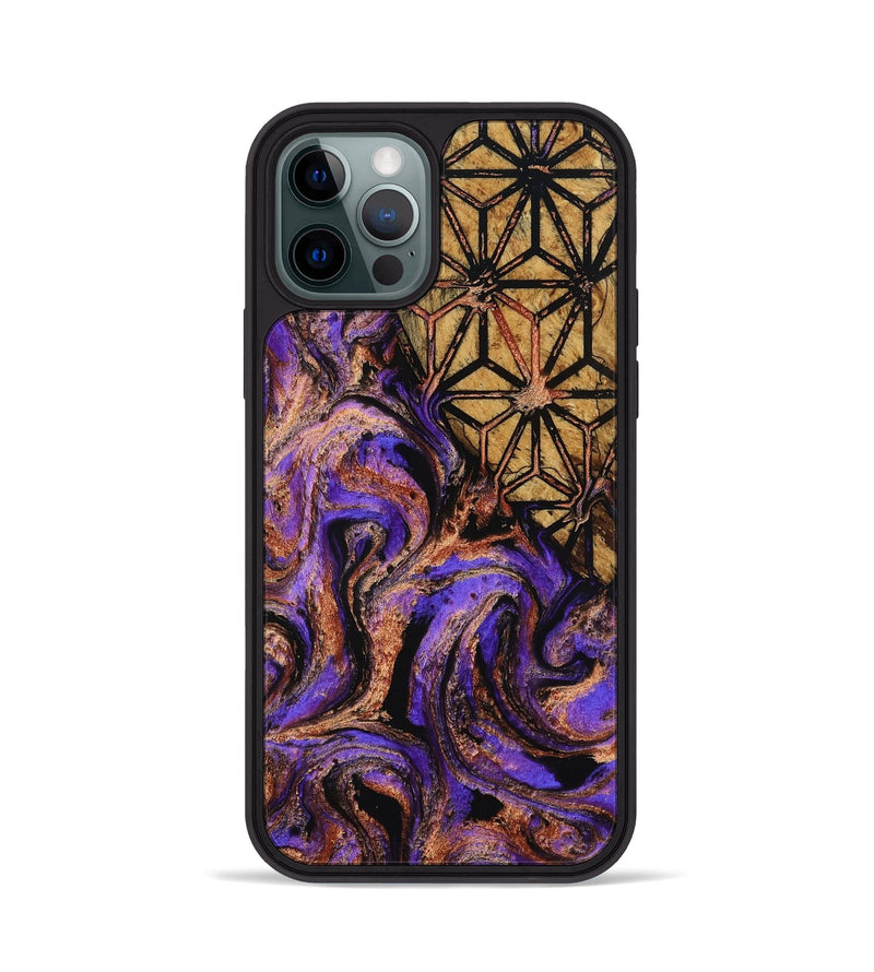 iPhone 12 Pro Wood Phone Case - Laney (Pattern, 805304)