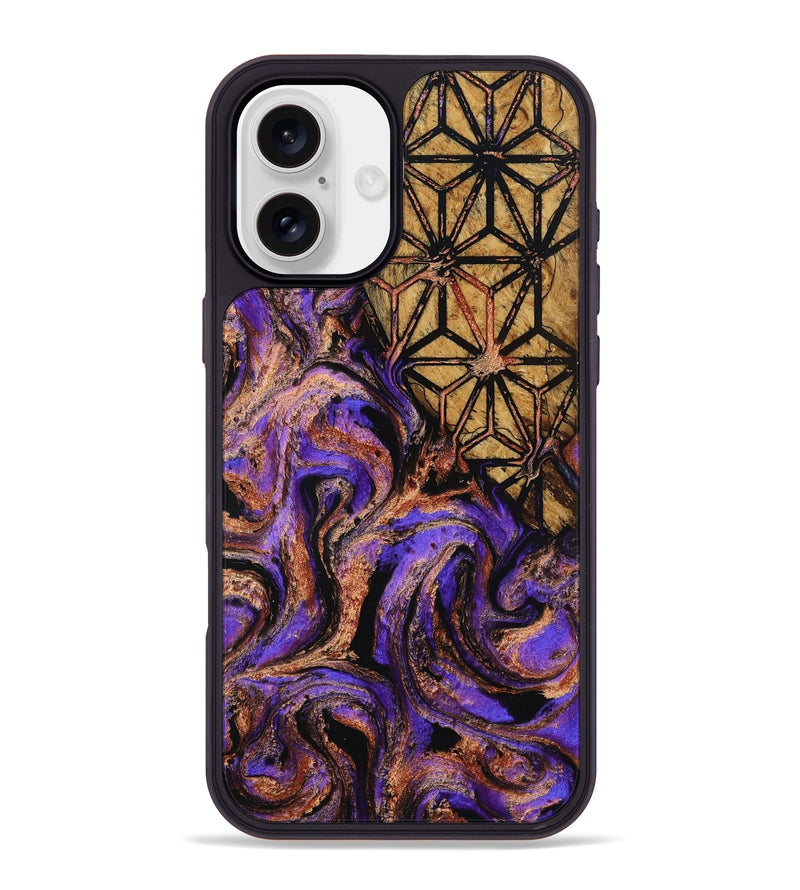 iPhone 16 Plus Wood Phone Case - Laney (Pattern, 805304)