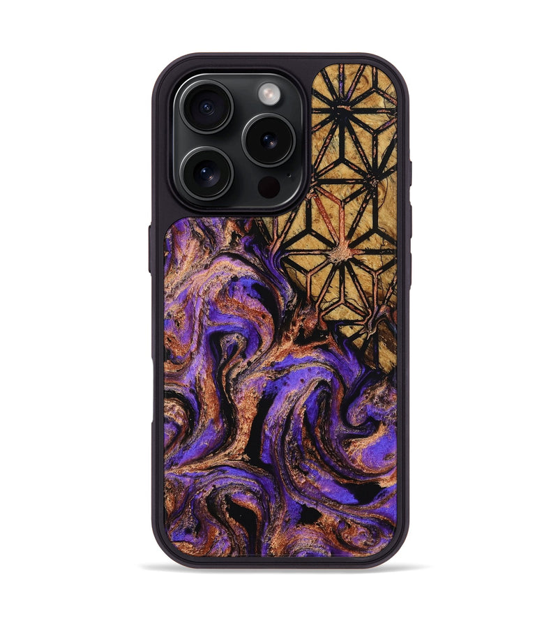 iPhone 16 Pro Wood Phone Case - Laney (Pattern, 805304)