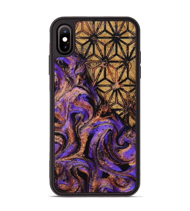 iPhone Xs Max Wood Phone Case - Laney (Pattern, 805304)